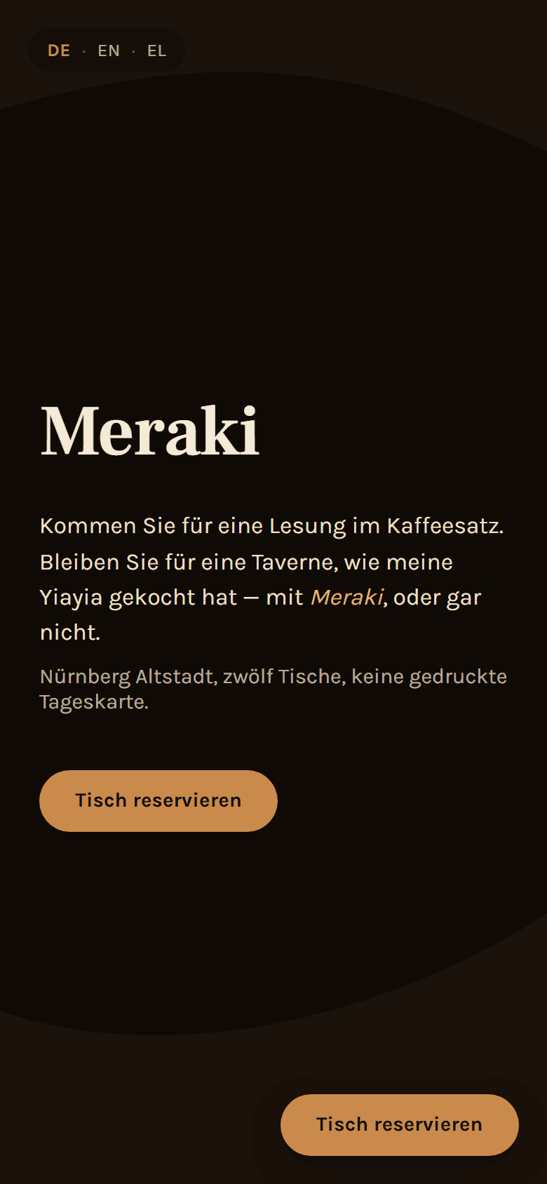Meraki — the mobile view of the concept